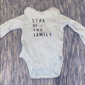 Newborn long sleeve onesie